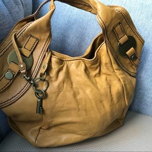 Fossil Genius Leather Tote Bag